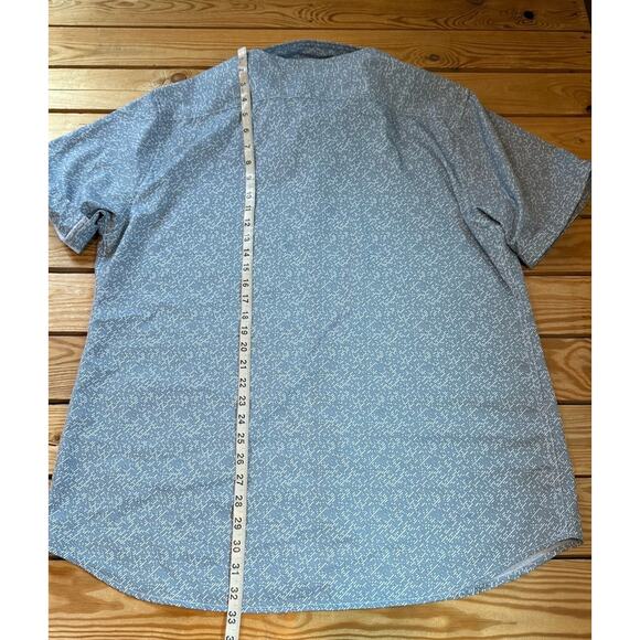 JB Holt Button Up Shirt Size XL Men’s Gray Short Sleeve Athletic Fit - Picture 6 of 7